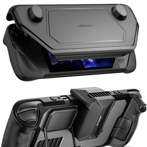 Valve Steam Deck 256GB Handheld System Black lightly used case and fan included - Picture 3 of 3